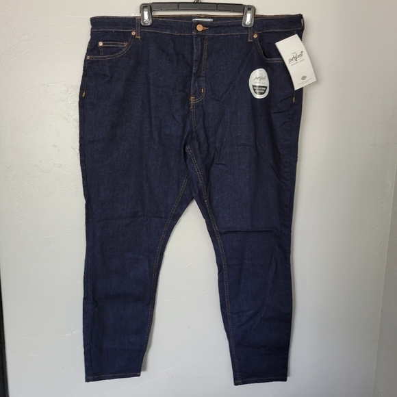 Dickies Dark Wash Jeans Perfect Shape 24 Reg Plus - Picture 4 of 8